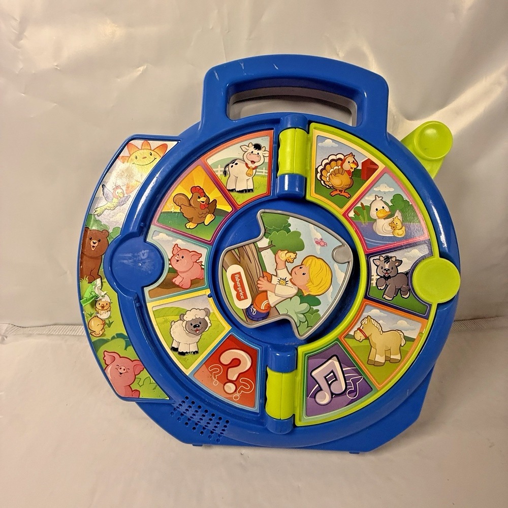 Fisher-Price Little People World Of Animals See N' Say Interactive Toy 8.5 Inch
